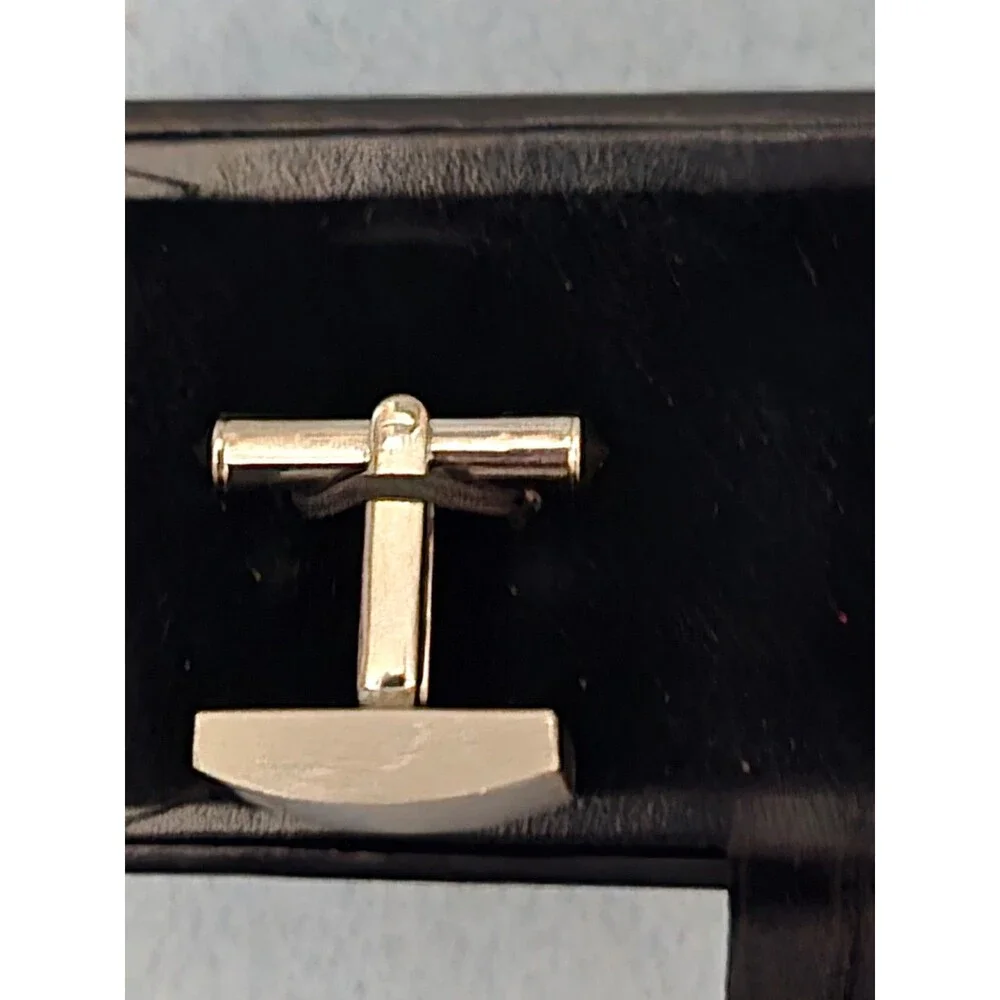 Vintage Men's 925/Titanium Cufflinks Set (B-1)